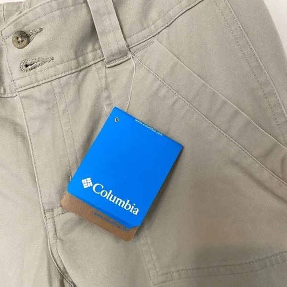 NWT Columbia Sz 4 Treacherous Tour Pant 100% Cotton Beige #289 - Picture 4 of 10